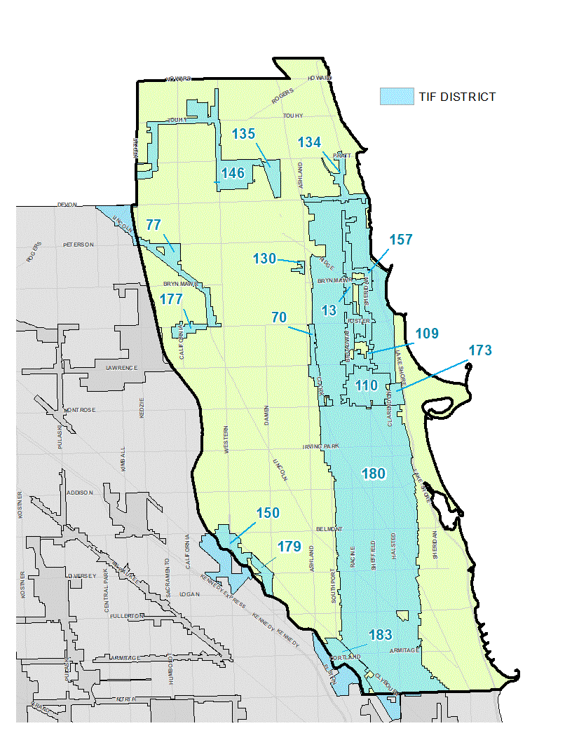 North Side TIF District Map